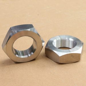 M10 x 1.0 Thin Hex Jam Left hand Thread Nuts 10 Pcs Stainless Steel
