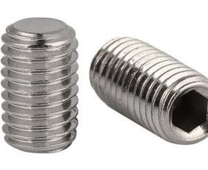 M10 x 1.25 x 12mm Flat Point Socket Set / Grub Screws Stainless Steel