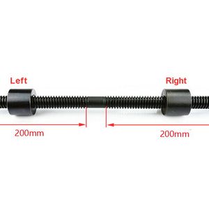 TR14 x 3 Thread length 400mm Left and Right Thread Trapezoidal Lead Sc
