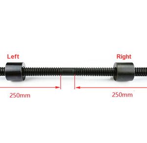TR12 x 3 Thread length 500mm Left and Right Thread Trapezoidal Lead Sc