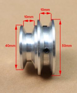 OD 50mm Bore 14mm V Groove 2 Step Pulley for O Section 3/8" V Rubber B
