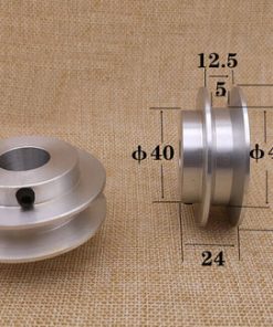 OD 60 mm Bore 8 mm V-Belt Pulley for A Section 1/2" V Rubber Belt
