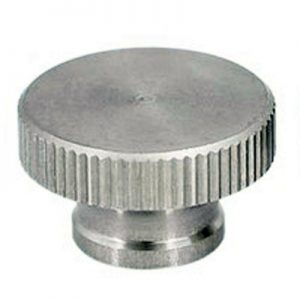 M3 x 0.5mm Knurled Thumb Nut Threaded blind hole 10 Pcs