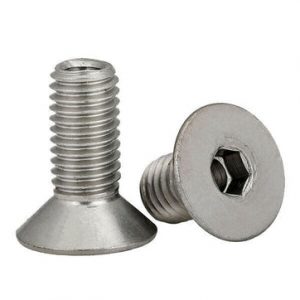 M4 x 0.7 x 8mm, Hole 2mm Flat Head Hollow Through Hole Screws Bolt 2 P
