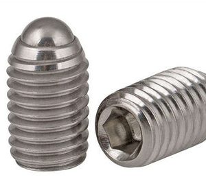 M6 x 1 x 30mm Spring Ball Point Socket Set / Grub Screws 304 Stainless