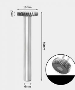 Tungsten Carbide Round edge Rotary Burr Single-cut 16 x 2mm
