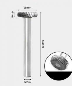 Tungsten Carbide Round edge Rotary Burr Single-cut 16 x 4mm