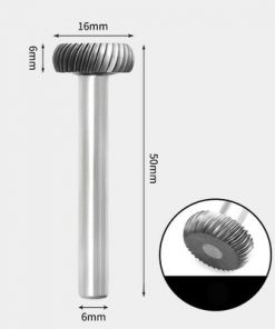 Tungsten Carbide Round edge Rotary Burr Single-cut 16 x 6mm