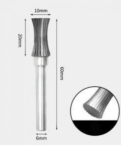 Tungsten Carbide Concave shape Rotary Burr 10 x 20mm