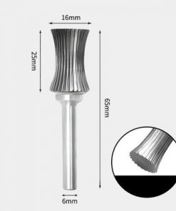 Tungsten Carbide Concave shape Rotary Burr 16 x 25mm