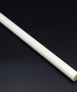 14 x 100mm High Purity Mirror Finish Alumina Ceramic Rod Refractory