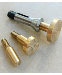 3 Brass Wax Chucks with Steel Adaptor for 8mm Watchmaker Lathe