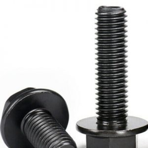 M10 x 1.5 x 25mm Flanged Hexagon Head Bolt 5Pcs