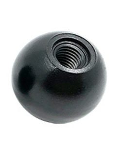 5 Pcs Black Bakelite Ball Handle Nut Knob Thread M5 x 0.8