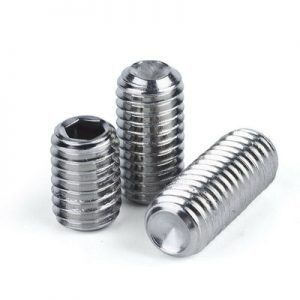 5/16"-24 x 3/4" Unified Cup Point Socket Set / Grub Screws Stainless S