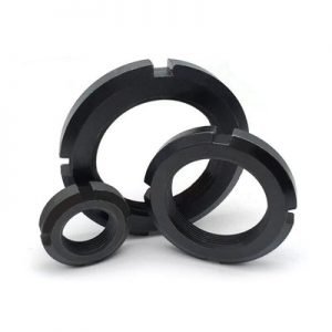M25 x 1.5 Left hand thread 2Pcs Round Slotted Locknut Retaining Nut