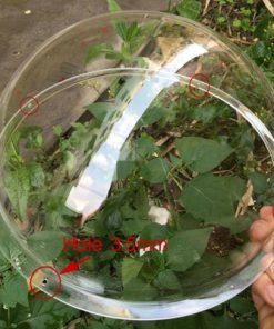Acrylic PMMA Dome Shape Dust Cover with Screw hole