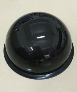 Acrylic PMMA Dome Shape Black Dust Cover with Rim