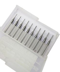 0.8 to 1.8mm (0.1mm step) 10Pcs Diamond Cut Carbide Router Burrs